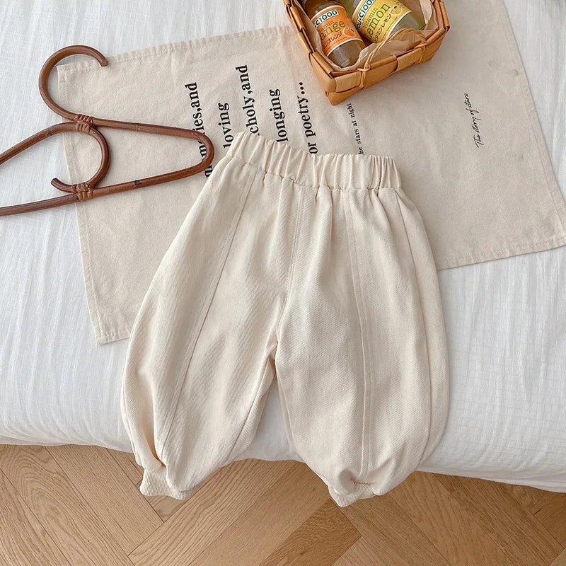 Solid Color Kids’ Lightweight Trousers