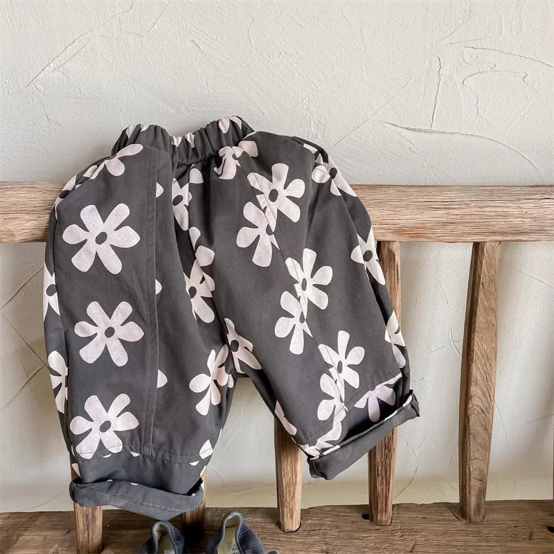 SnugBubs™ Soft Cotton Floral Harem Pants SnugBubs Australia