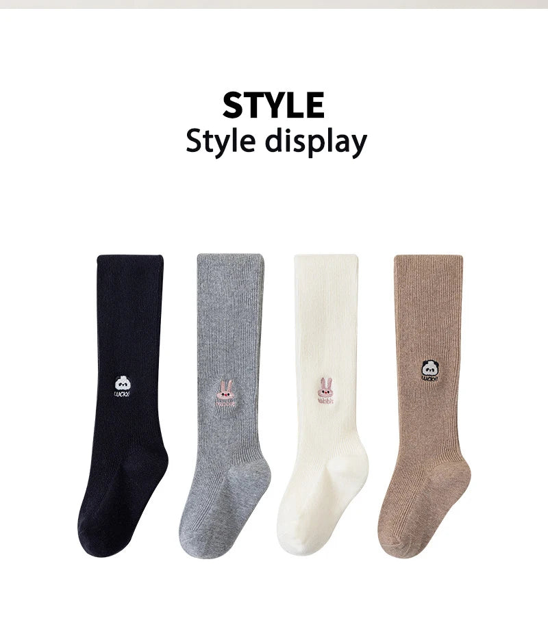 Cartoon Embroidery Girls Leggings SnugBubs Australia