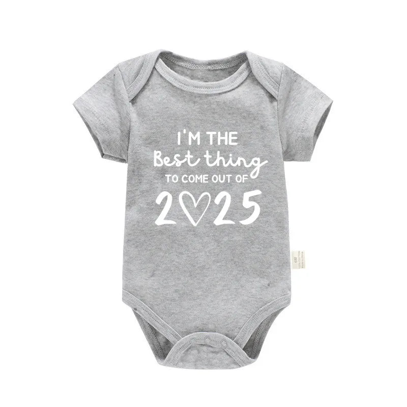 "I'm the Best Thing To Come Out Of 2025" Newborn Bodysuit SnugBubs Australia