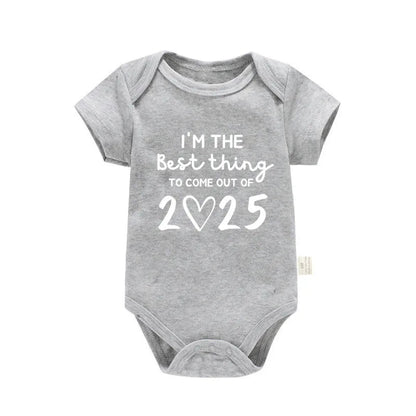 "I'm the Best Thing To Come Out Of 2025" Newborn Bodysuit SnugBubs Australia