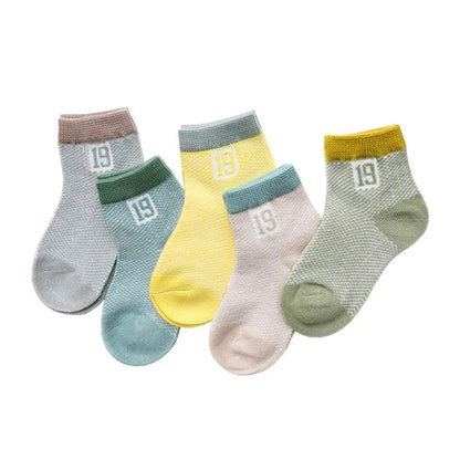 5Pairs/lot 0-2Y Infant Baby Socks Baby Socks for Girls Cotton Mesh Cute Newborn Boy Toddler Socks Baby Clothes Accessories SnugBubs Australia