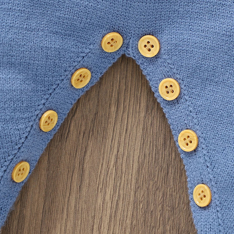 Cozy Blue Long Sleeve Jumpsuit SnugBubs Australia