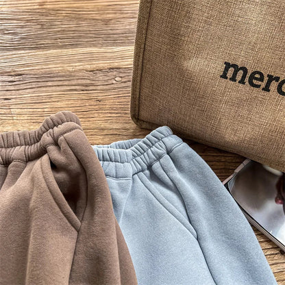 Cute Cartoon Print Thickened Cotton Casual Trousers SnugBubs Australia