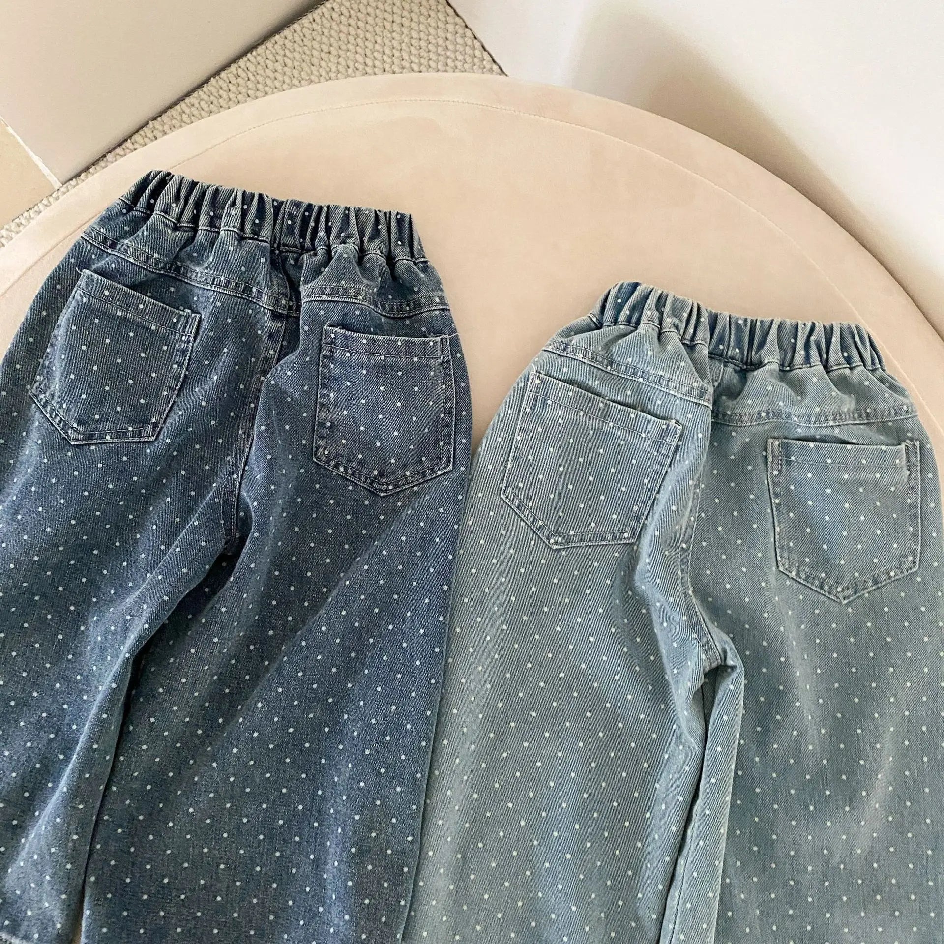 Wide-Leg Denim Pants SnugBubs Australia