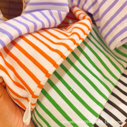 Striped Cotton T-Shirt SnugBubs Australia
