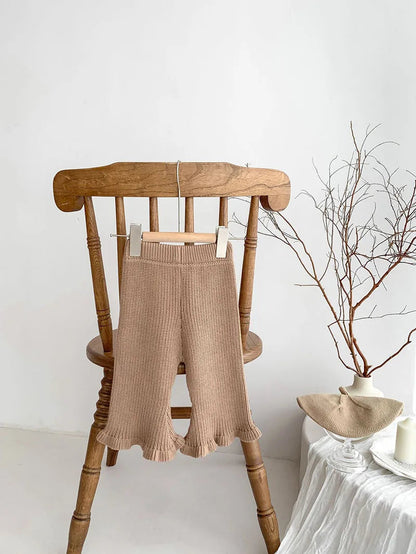 Cozy Baby Girl Knit Pants SnugBubs Australia