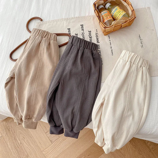 Solid Color Kids’ Lightweight Trousers