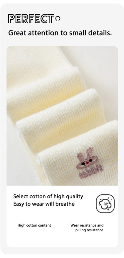 Cartoon Embroidery Girls Leggings SnugBubs Australia