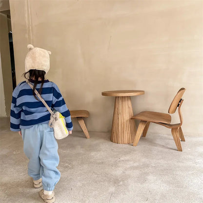 Cute Cartoon Print Thickened Cotton Casual Trousers SnugBubs Australia