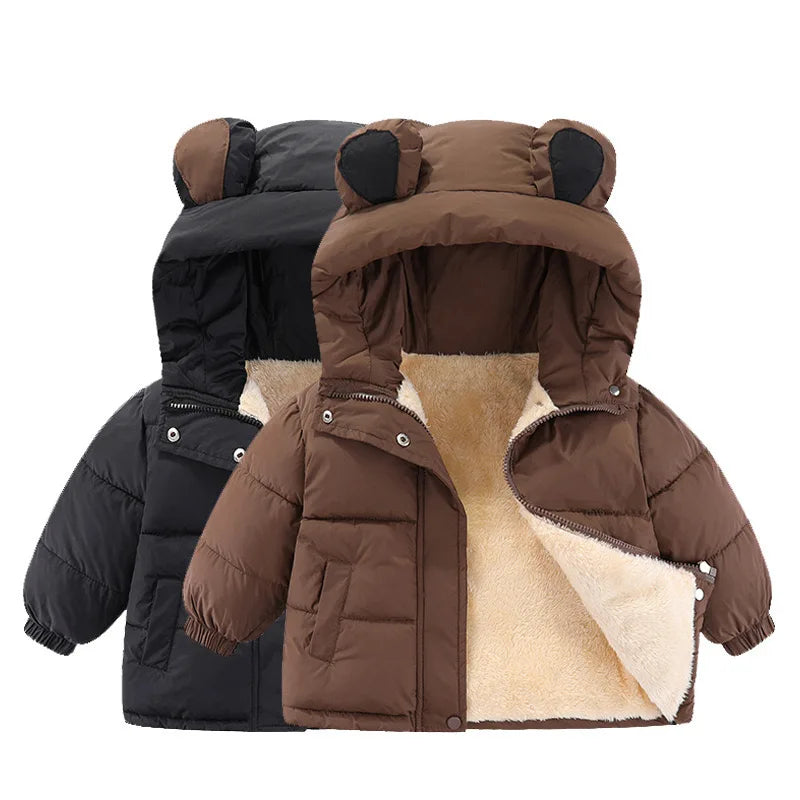 Kids Winter Plush Jacket SnugBubs Australia