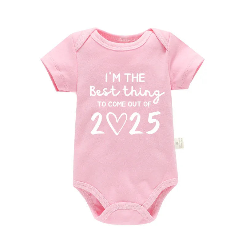 "I'm the Best Thing To Come Out Of 2025" Newborn Bodysuit SnugBubs Australia
