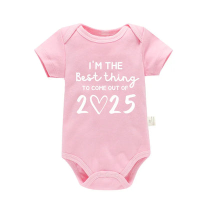 "I'm the Best Thing To Come Out Of 2025" Newborn Bodysuit SnugBubs Australia