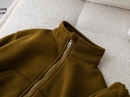 Toddler Fleece Clothing Set – Winter Warm Jacket + Pants SnugBubs Australia