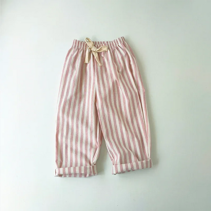 Hemp Cotton Striped Boys' Pants SnugBubs Australia