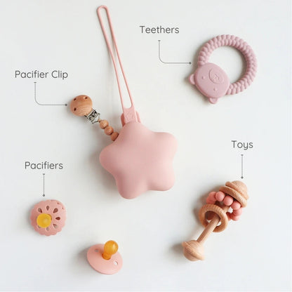 Silicone Baby Pacifier Holder SnugBubs Australia