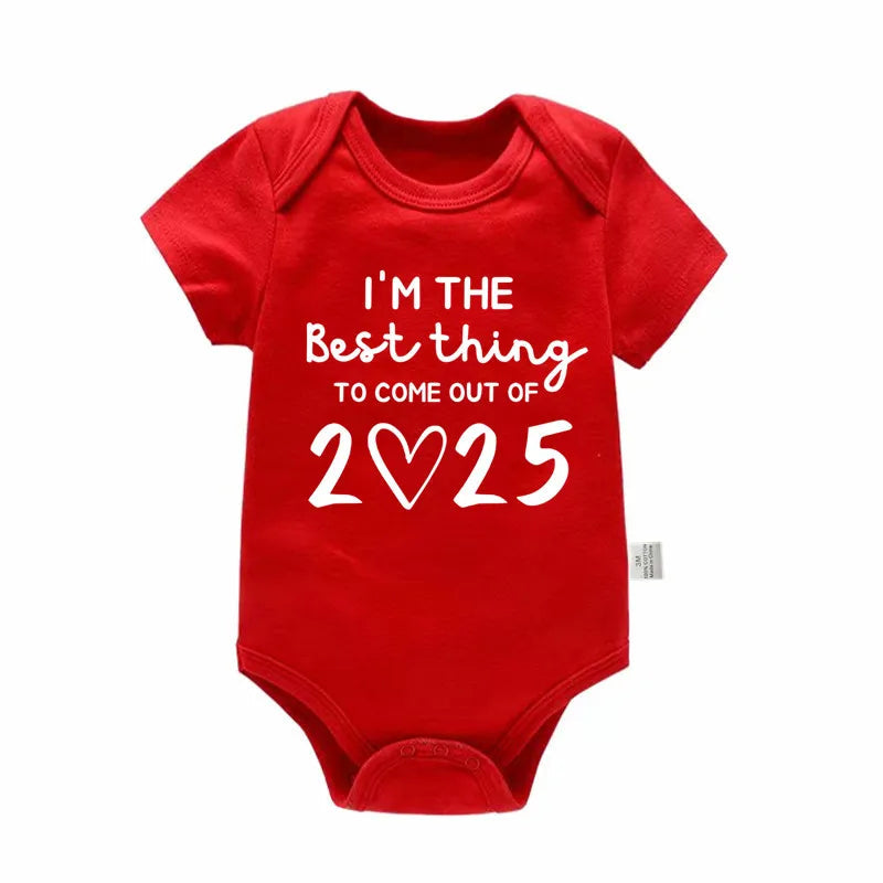"I'm the Best Thing To Come Out Of 2025" Newborn Bodysuit SnugBubs Australia