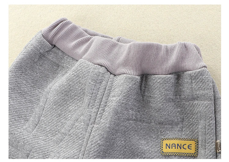 Children Sweatpants for Boys Girls Autumn Winter Thick Casual Pants Girl Student Loose Sports Pants Kawaii Letter Kids Trousers SnugBubs Australia