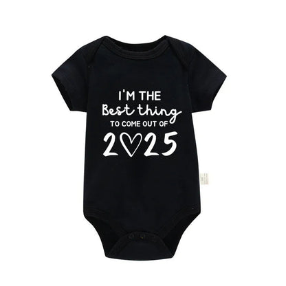 "I'm the Best Thing To Come Out Of 2025" Newborn Bodysuit SnugBubs Australia