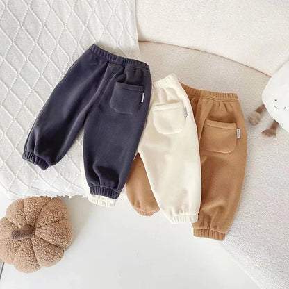 Winter Boys' Fleece-Lined Sweatpants
