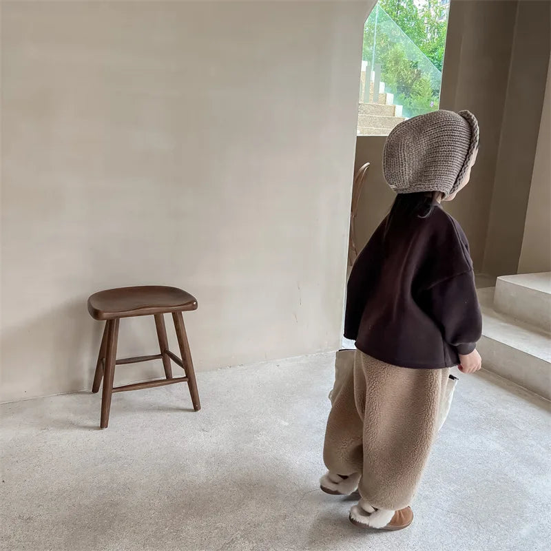 Winter Kids Warm Fleece Pants SnugBubs Australia