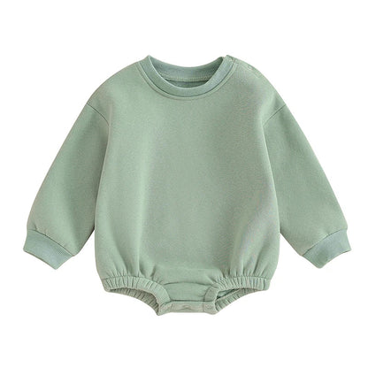 Fleece Solid Color Bubble Bodysuit Sweatshirt SnugBubs Australia