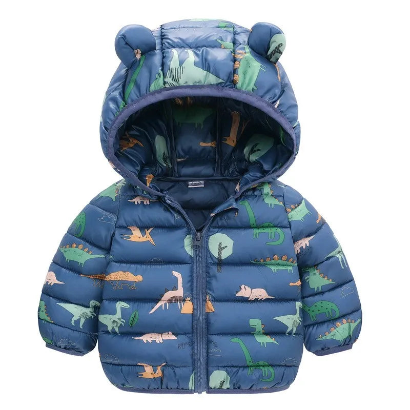 Kids Lightweight Hooded Down Jacket SnugBubs Australia