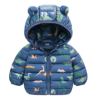 Kids Lightweight Hooded Down Jacket SnugBubs Australia