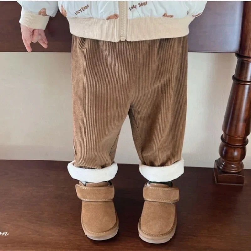 Winter Corduroy Pants for Kids