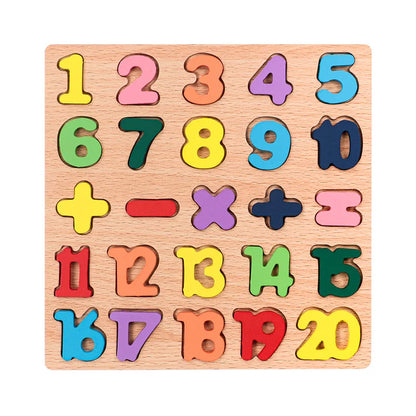 Montessori Wooden Puzzle Collection