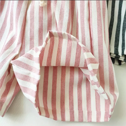 Hemp Cotton Striped Boys' Pants SnugBubs Australia