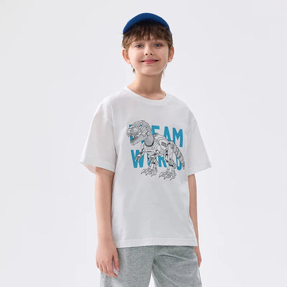 Boys Quick-Dry Pure Cotton Short Sleeve SnugBubs Australia