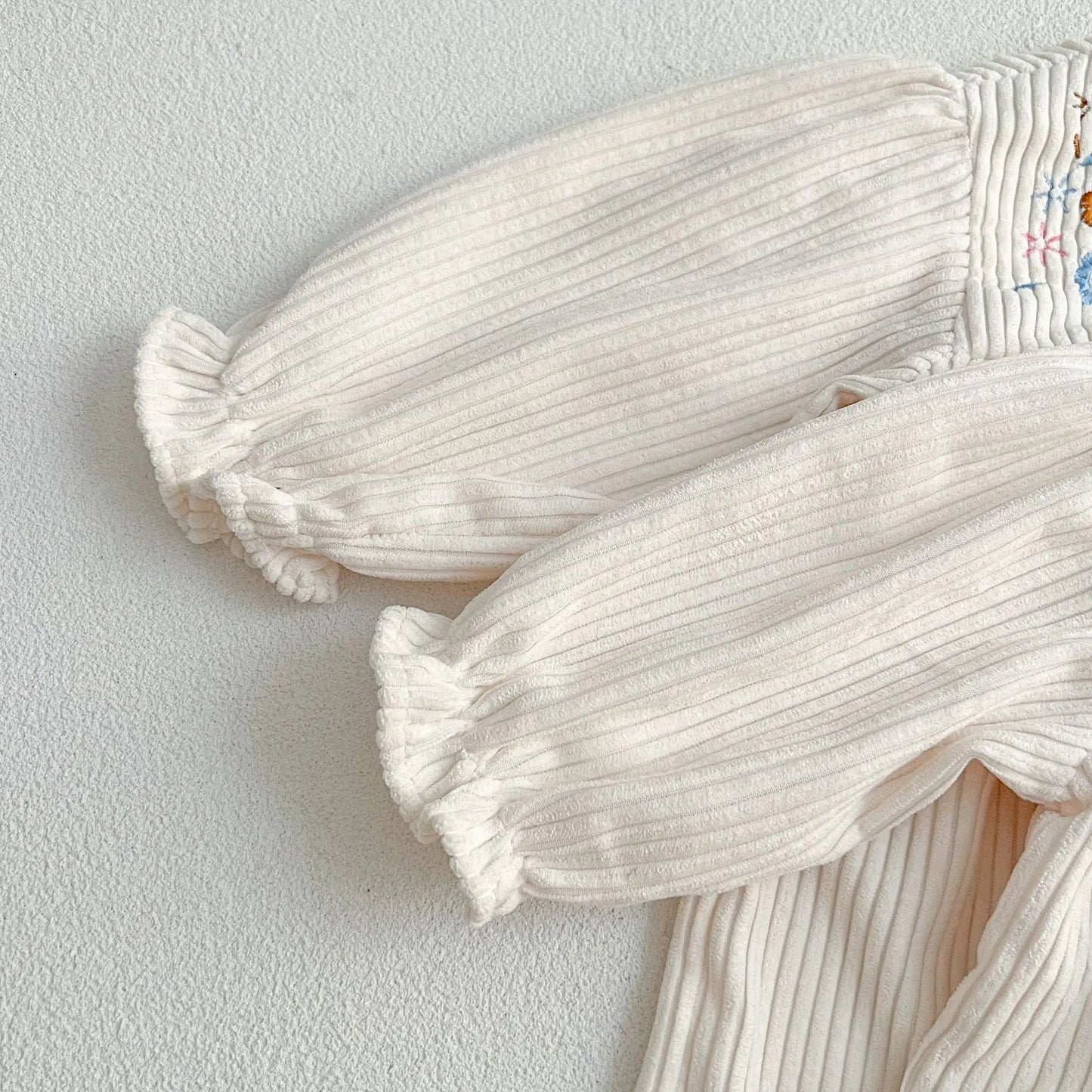 Long Sleeve Embroidered Princess Dress SnugBubs Australia