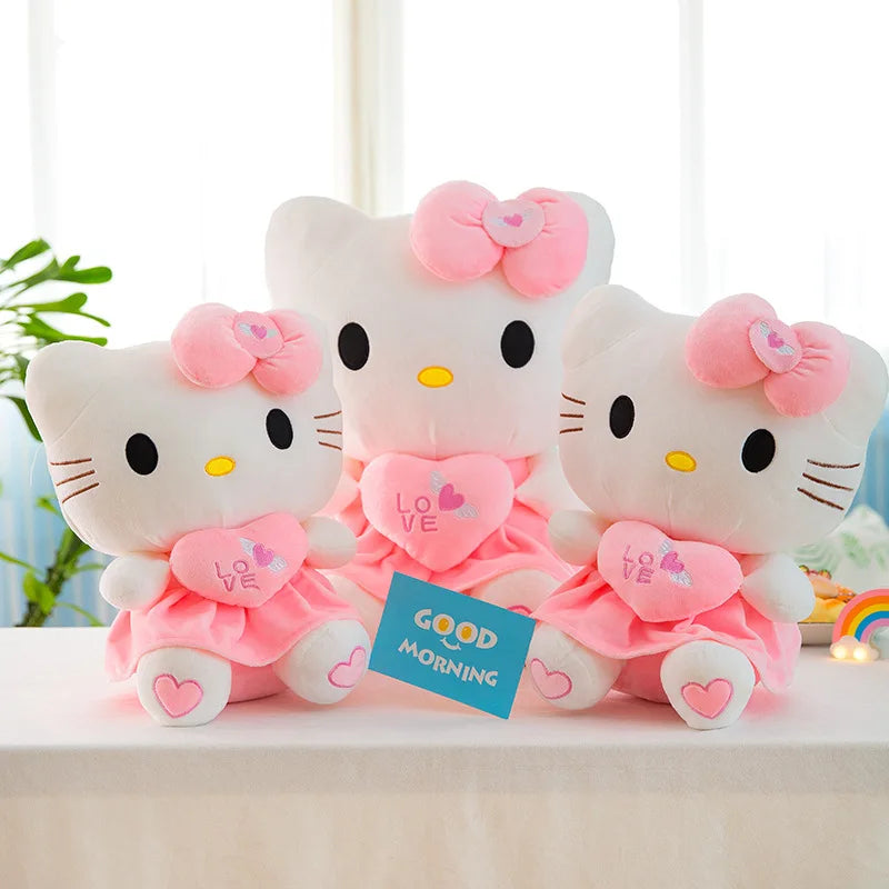 Hello Kitty Pink Plush Stuffed Toys SnugBubs Australia