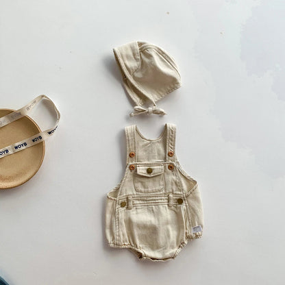 Denim Sling Romper SnugBubs Australia