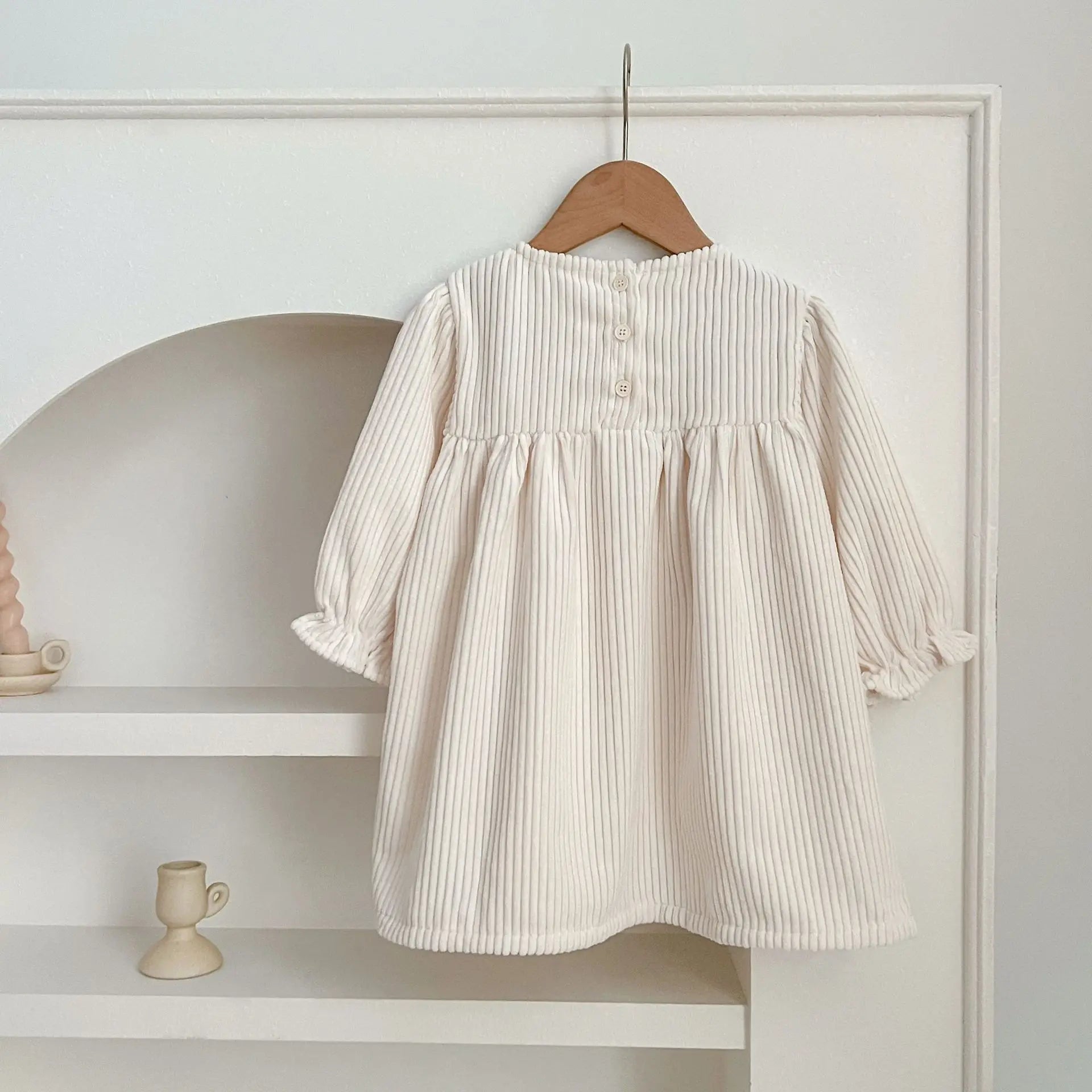 Long Sleeve Embroidered Princess Dress SnugBubs Australia