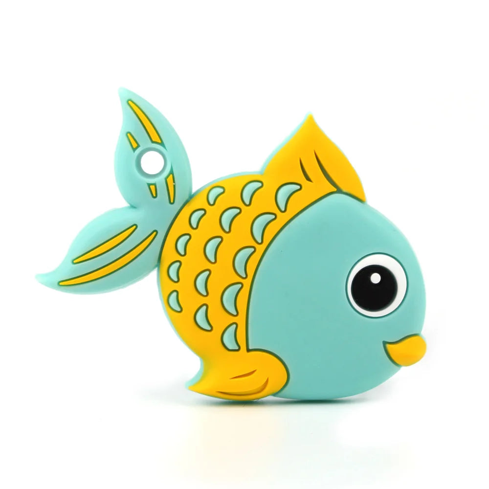 Cartoon Fish Silicone Teether SnugBubs Australia