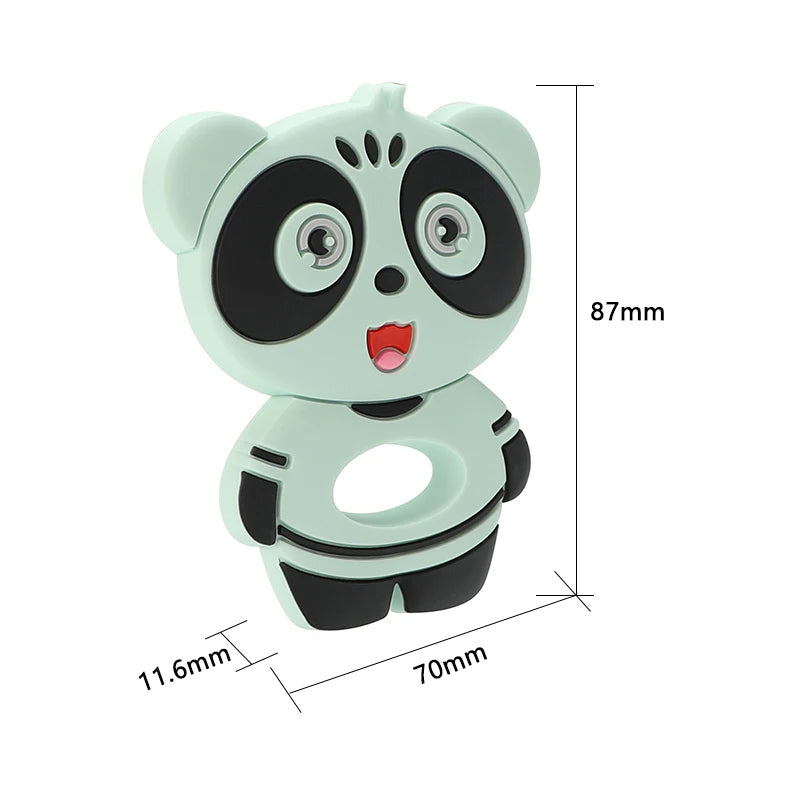Panda Silicone Teether SnugBubs Australia