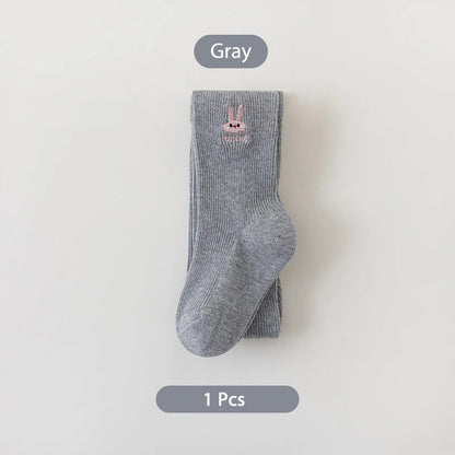 Cartoon Embroidery Girls Leggings SnugBubs Australia