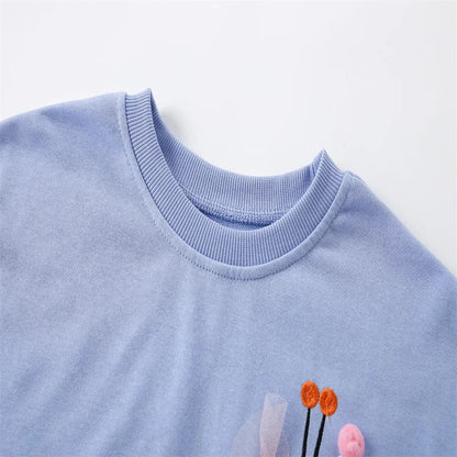 Girls Ladybug Hooded Sweatshirt – Cozy Toddler Pullover for Autumn & Spring SnugBubs Australia