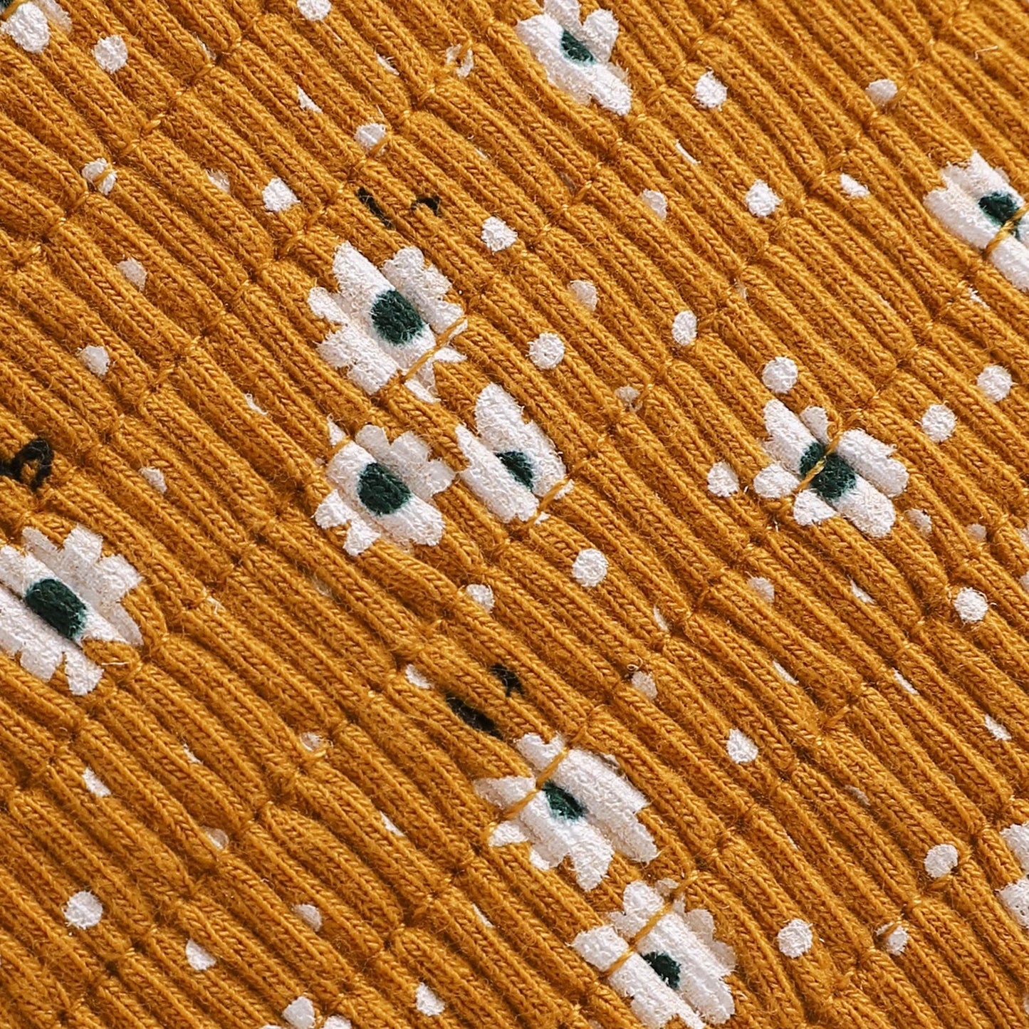 Floral & Polka Dot Print Bodysuit with Bow Waist SnugBubs Australia