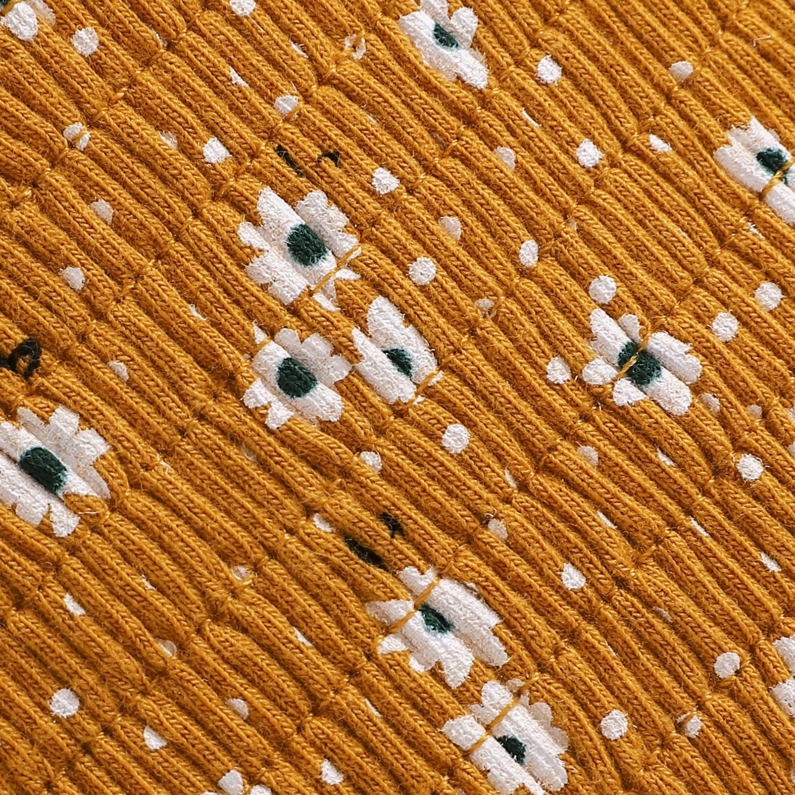 Floral & Polka Dot Print Bodysuit with Bow Waist SnugBubs Australia