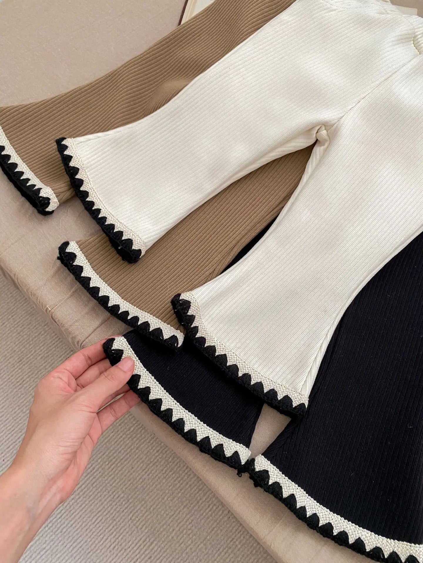 Winter Baby Girl Flared Fleece Pants SnugBubs Australia