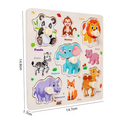 Montessori Wooden Puzzle Collection