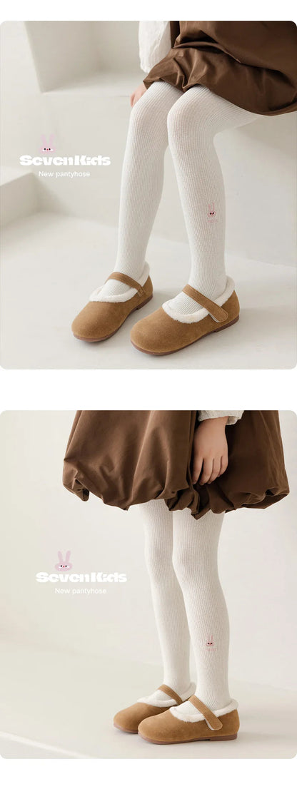 Cartoon Embroidery Girls Leggings SnugBubs Australia