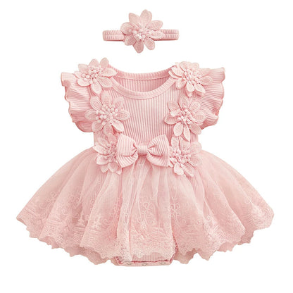 Baby Girl 2 Piece Ruffle Outfit SnugBubs Australia