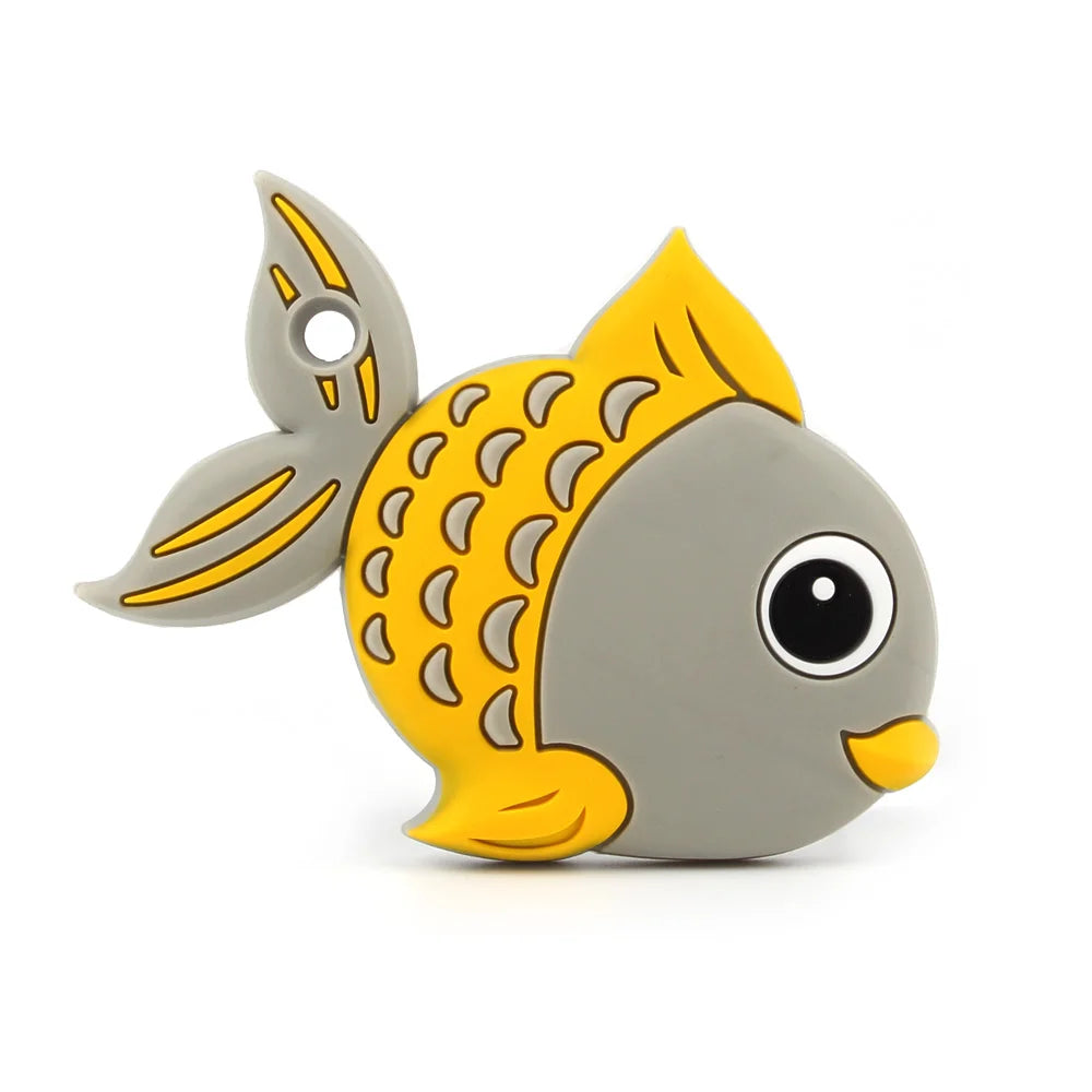 Cartoon Fish Silicone Teether SnugBubs Australia