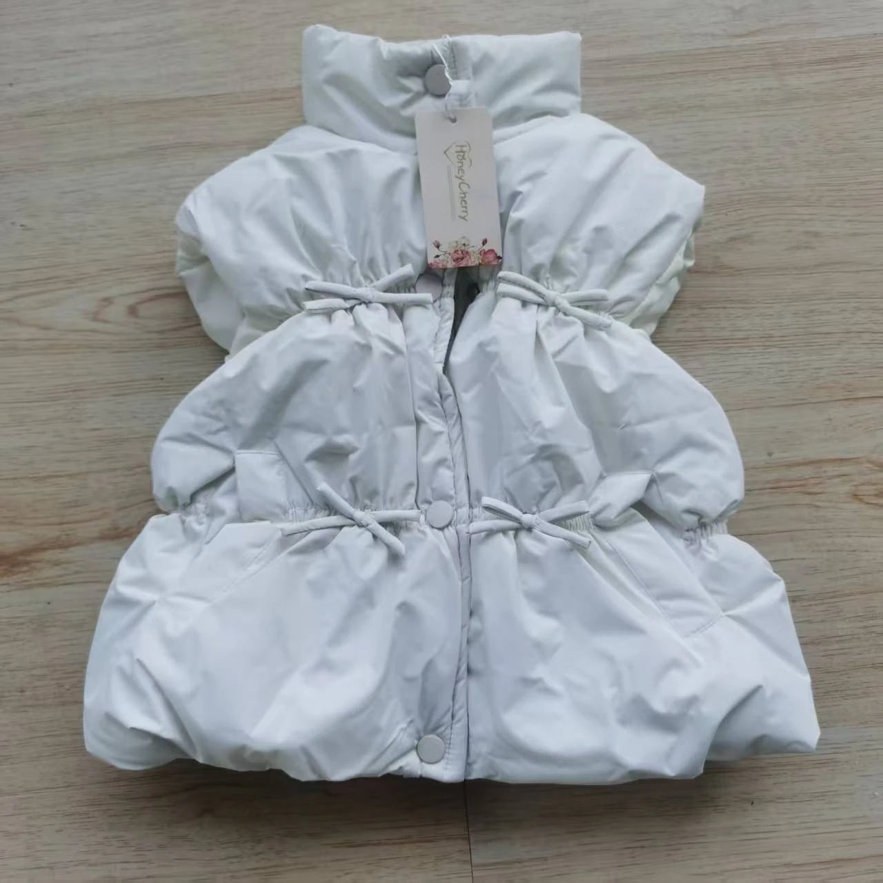 Autumn/Winter Baby Girl Solid Color Warm Puffer Vest SnugBubs Australia