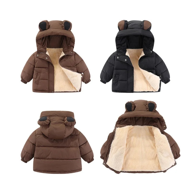 Kids Winter Plush Jacket SnugBubs Australia