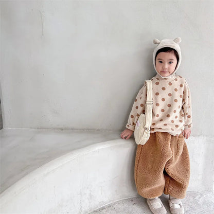 Winter Kids Warm Fleece Pants SnugBubs Australia